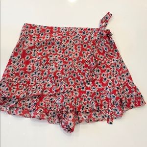 Zara flowered skort